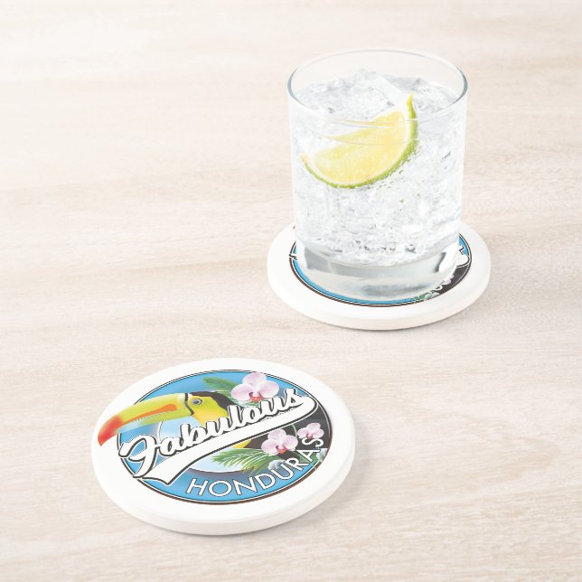 Utforska fantastiska Honduras logotyp Car Magnet Underlägg (Sidan)