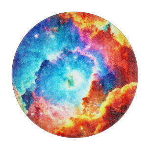Utforska färgad Nebula Art