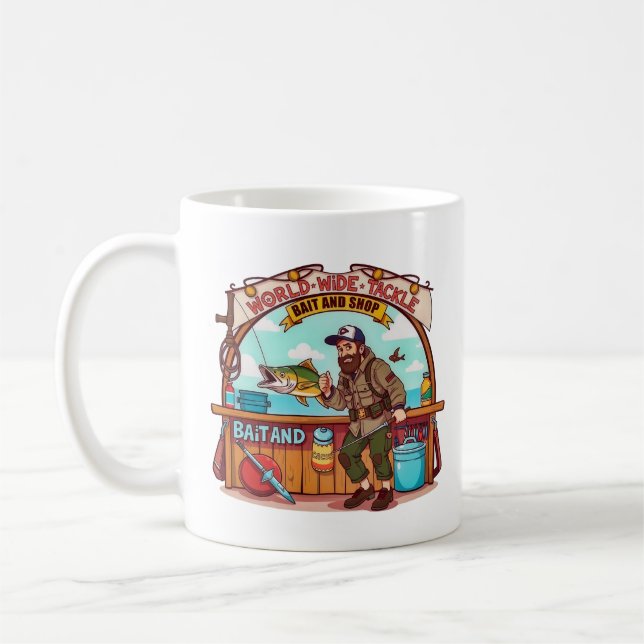 Utforska fiskets värld kaffemugg (Vänster)