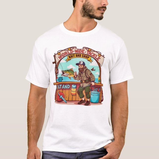 Utforska fiskets värld t shirt (Framsida)