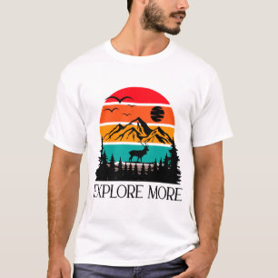 Utforska fler bergsområden Äventyr utomhus T Shirt