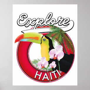 Utforska Haitis logotyp-resepaket. Poster