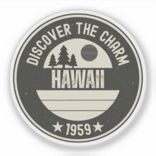Utforska Hawaii- Design för alla älskare Klistermärken