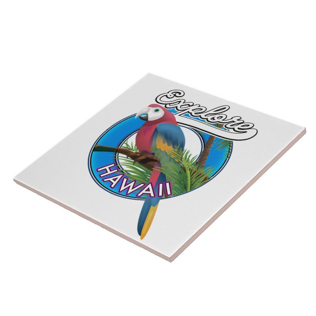 Utforska Hawaii-logotyp Kakelplatta (Sidan)