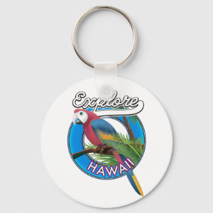 Utforska Hawaii-logotyp Nyckelring