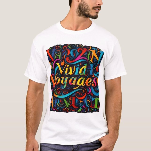 Utforska i Färg - Vivid Voyages T-Shirt (Framsida)
