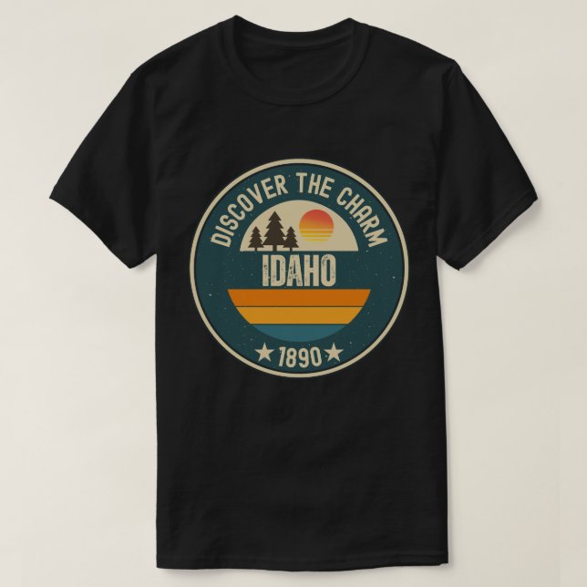 Utforska Idaho - Design för alla älskare T Shirt (Design framsida)