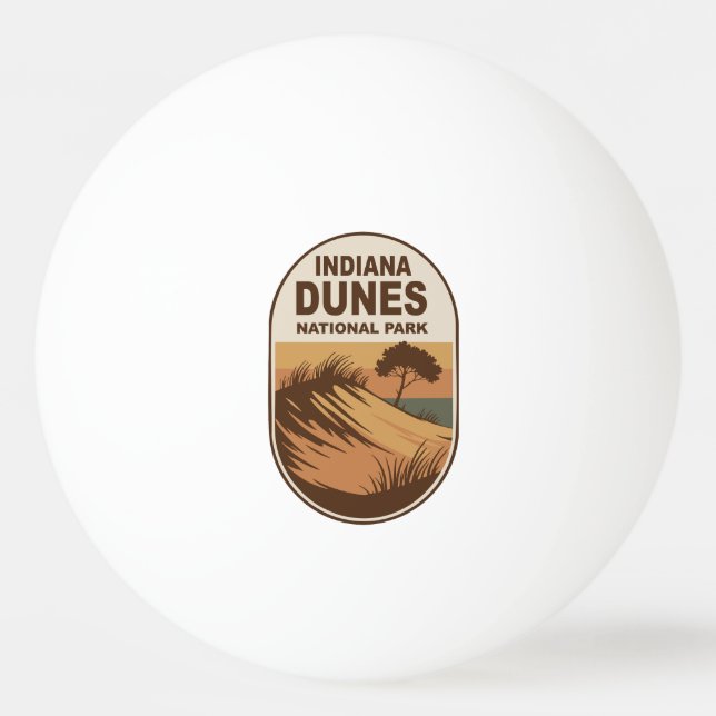 Utforska Indiana Dunes nationalpark Pingisboll (Framsidan)