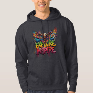 Utforska Inspire Butterfly Hoodie – Levande & Uppi