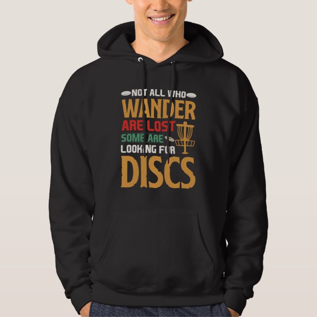 Utforska kursen och frigör din inre skiva Golf Hoodie (Framsida)