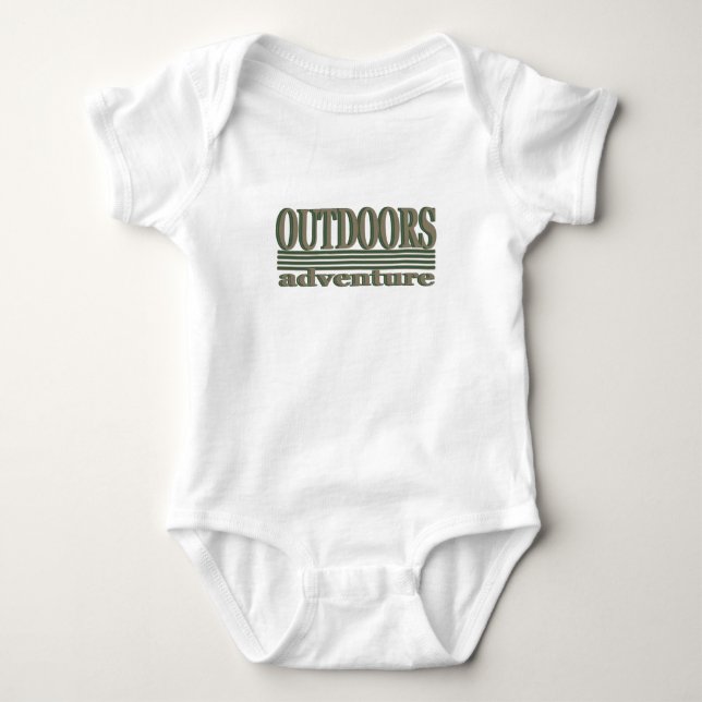 Utforska logotyp för vandrare utomhus t shirt (Framsida)