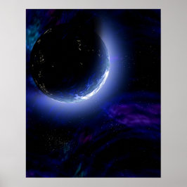 Utforska Luminant Planet Poster