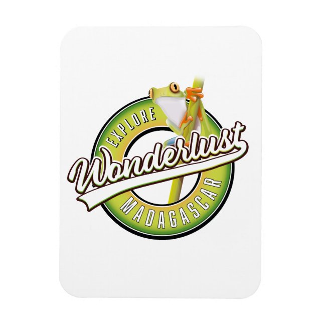 Utforska Madagaskar wonderlust Magnet (Vertikal)