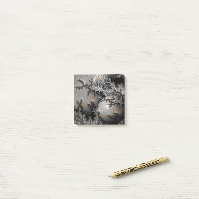 Utforska Mandelbrot Realm Post-it Block (På skrivbordet)