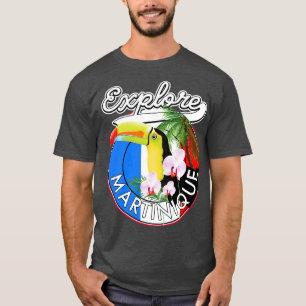 Utforska Martinique-resor T Shirt