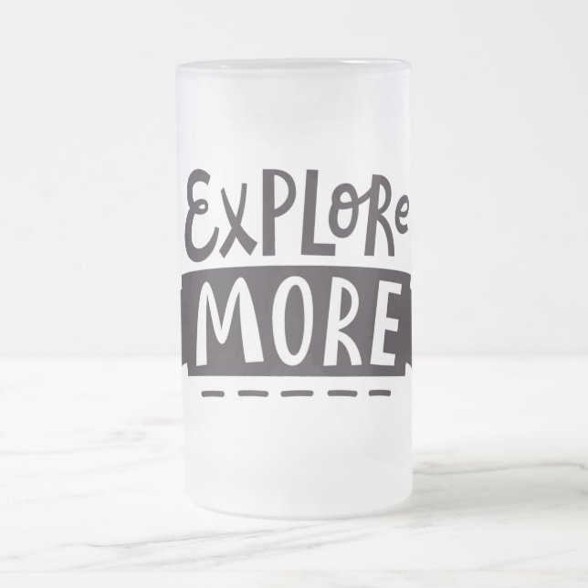 Utforska mer frostat ölglas (Center)