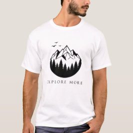Utforska Mer Geometrisk Berg T Shirt