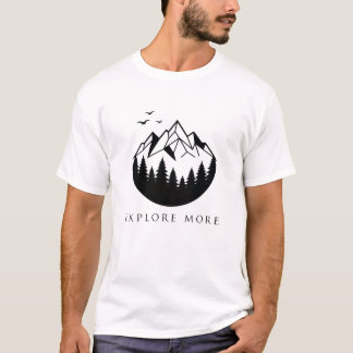 Utforska Mer Geometrisk Berg T Shirt