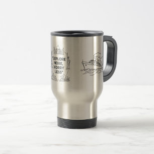 Utforska Mer Oroa Mindre Tumbler–Minimal Äventyr Resemugg
