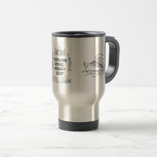 Utforska Mer Oroa Mindre Tumbler–Minimal Äventyr Resemugg