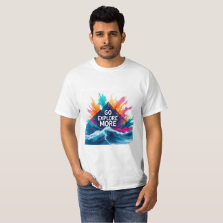 Utforska Mer T-Shirt | Äventyrs Burst Motivation