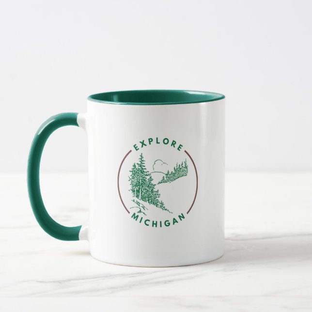 Utforska Michigan Coffee Mugg (Vänster)