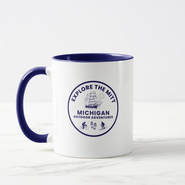 Utforska Michigan Coffee Mugg (Vänster)