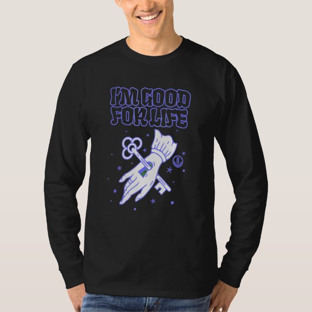 Utforska min Bra för Life Open Hand Illustrato T Shirt (Framsida)