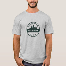 Utforska Mitt, Michigan Manar T-Shirt