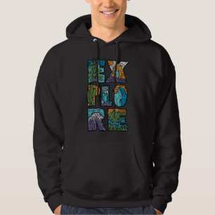 Utforska naturen utomhus i Älskare nationalpark Hoodie