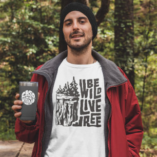 Utforska naturen utomhus i Vild utan äventyr T Shirt