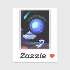 Utforska oändlighet klistermärken