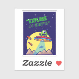 Utforska oändlighet klistermärken