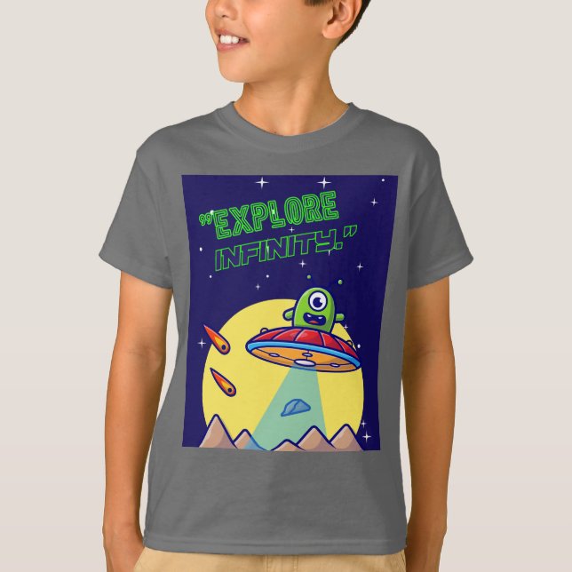 Utforska oändlighet t shirt (Framsida)