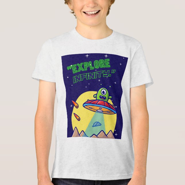 Utforska oändligheten t shirt (Framsida)