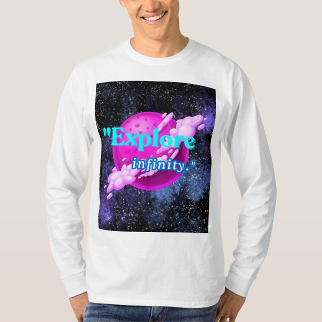 Utforska oändligheten t shirt (Framsida)