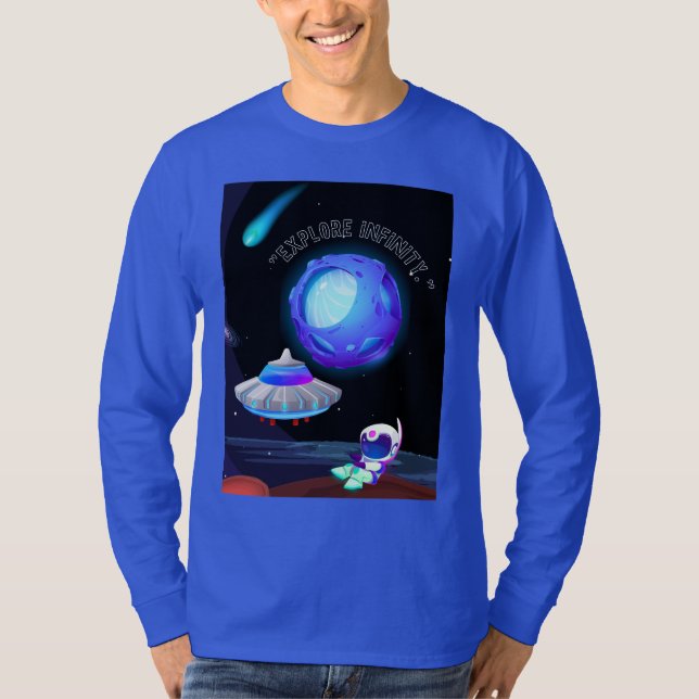 Utforska Oändligheten T Shirt (Framsida)