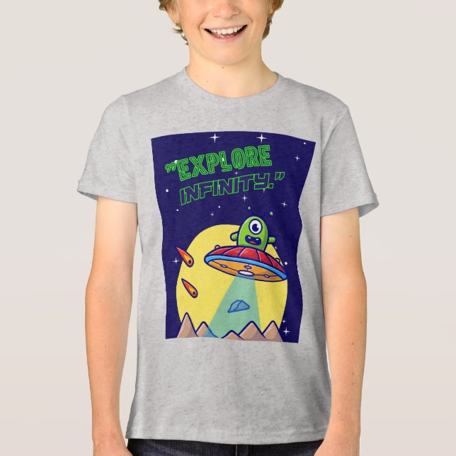 Utforska oändligheten t shirt (Framsida)