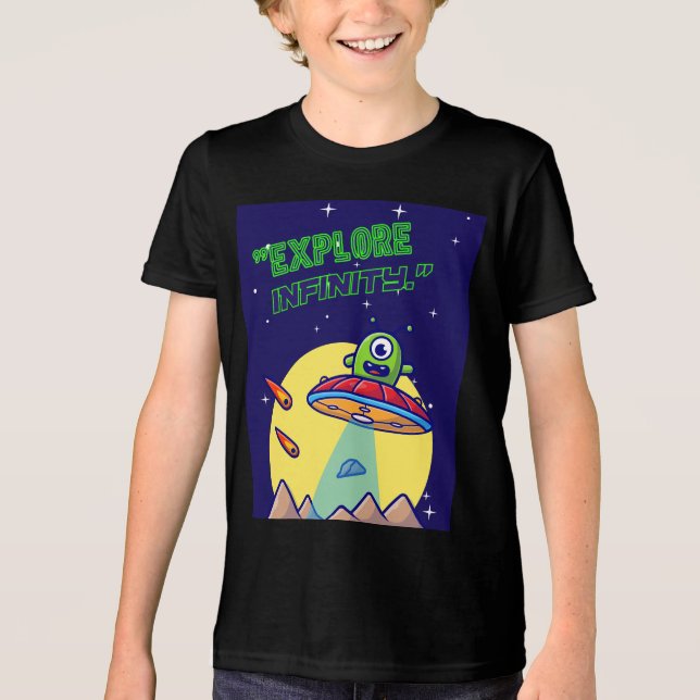 Utforska oändligheten t shirt (Framsida)