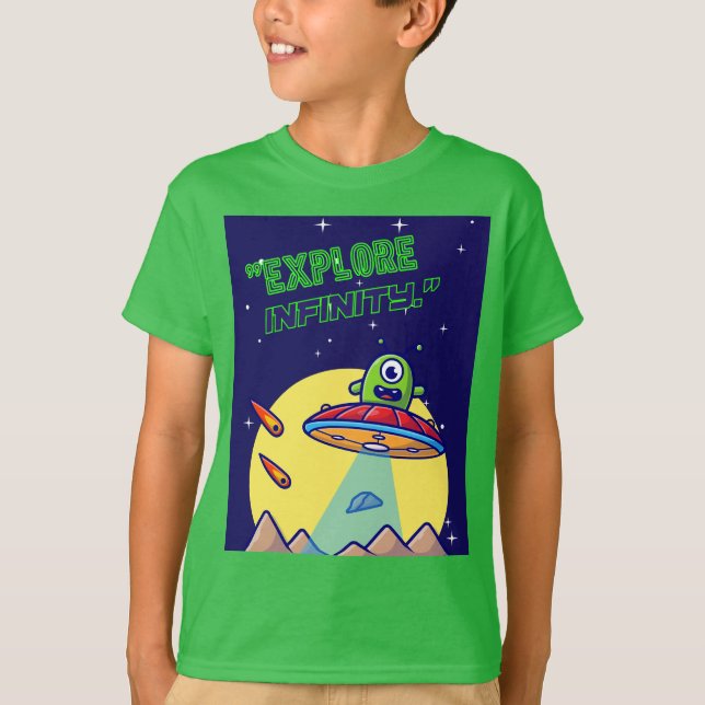 Utforska oändligheten t shirt (Framsida)