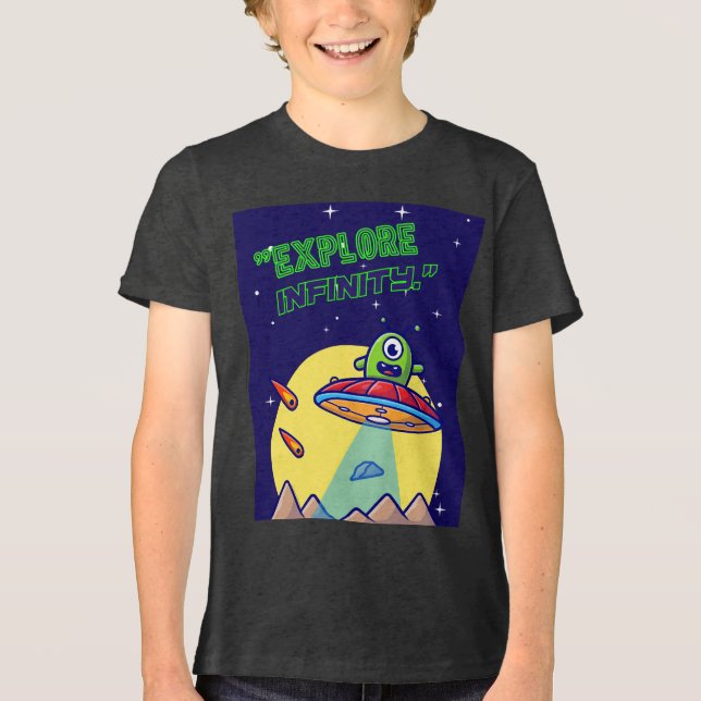 Utforska oändligheten t shirt (Framsida)