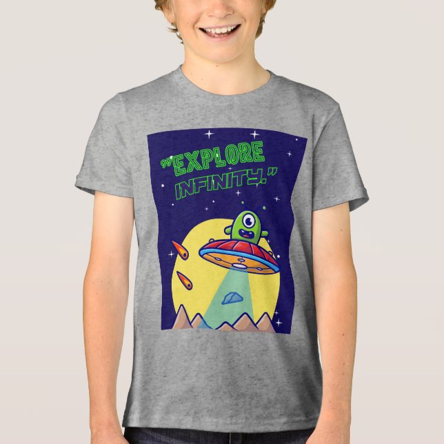 Utforska oändligheten t shirt (Framsida)
