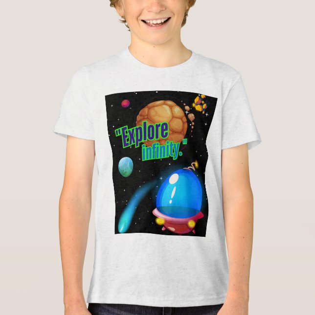 Utforska oändligheten t shirt (Framsida)