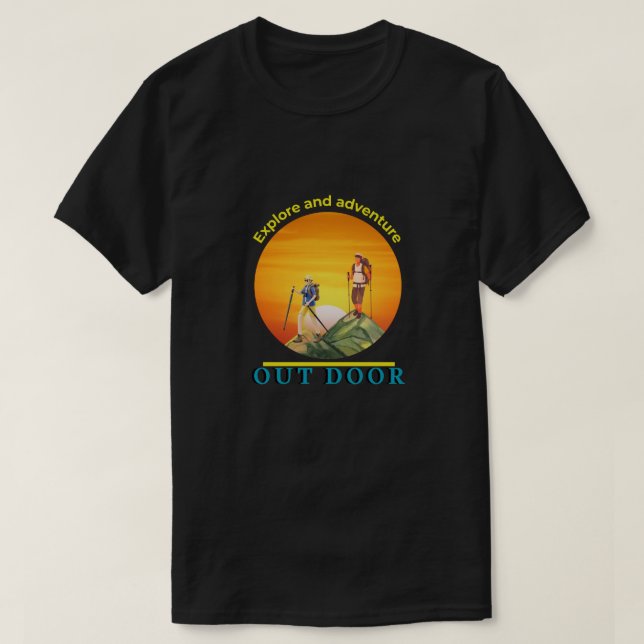 utforska och utfråga t shirt (Design framsida)