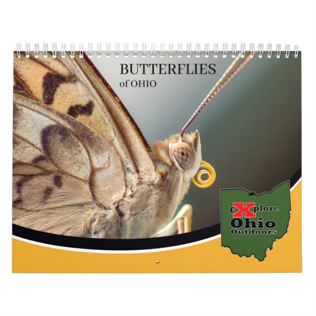 Utforska Ohio utomhus Butterflies of Ohio Calendar Kalender (Omslag)
