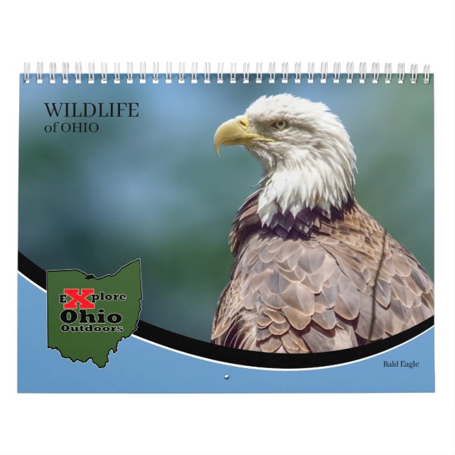 Utforska Ohio utomhus Vilda djur i Ohio Kalender (Omslag)