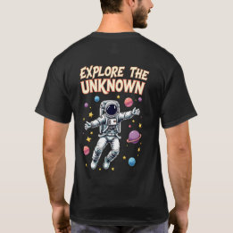 🚀 "Utforska okända" - Space Äventyr 🌌 T Shirt