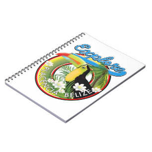 Utforska Placencia Belize reselogo Anteckningsbok