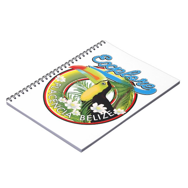 Utforska Placencia Belize reselogo Anteckningsbok (Vänstra Sidan)