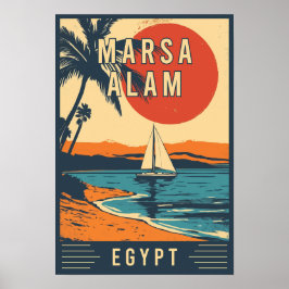 Utforska Red Sea Paradise Marsa Alam i Egypten - T Poster